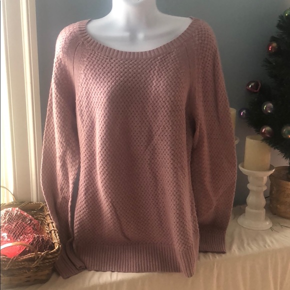 LOFT Sweaters - Loft lavender color knit sweater, size large